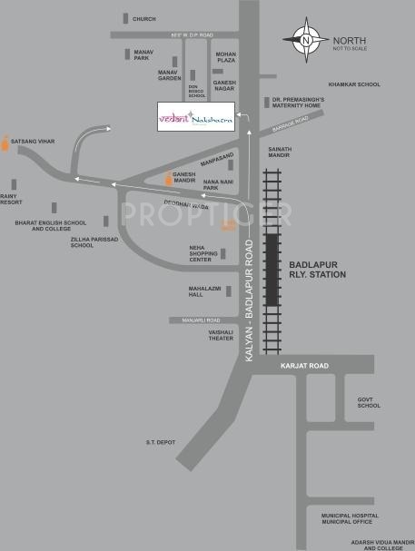 Images for Location Plan of Tharwani Vedant Nakshatra