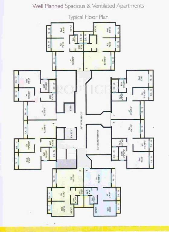 Images for Cluster Plan of Morya Realtors Casa Bliss