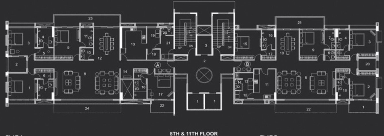 victoria Victoria Cluster Plan for 11th Floor