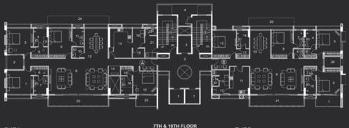 Victoria Cluster Plan from 7th to 10th Floor victoria Victoria Cluster Plan from 7th to 10th Floor