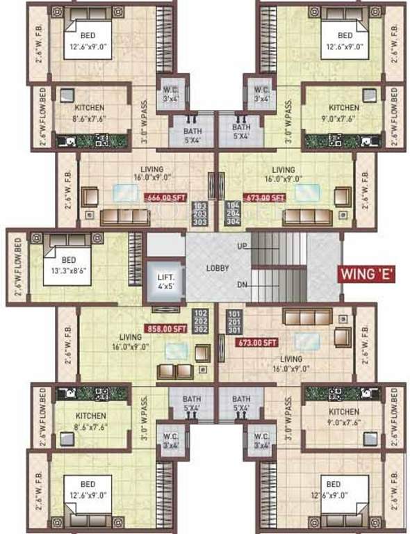 sai moreshwar Images for Cluster Plan of Space Sai Moreshwar