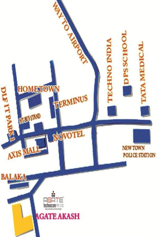  akash Images for Location Plan of Agate Akash