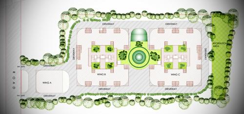  crossing-greens-the-residences Images for Layout Plan of Shree Vishnu Crossing Greens The Residences