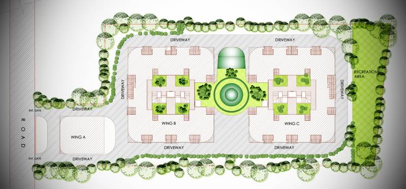  crossing-greens-the-residences Images for Layout Plan of Shree Vishnu Crossing Greens The Residences