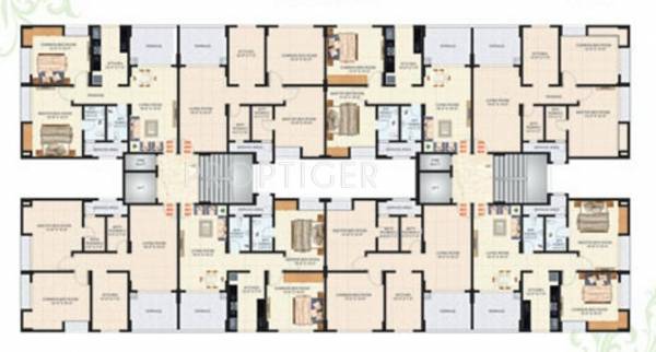 Images for Cluster Plan of Happy Home Group Mumbai Anant Apartment
