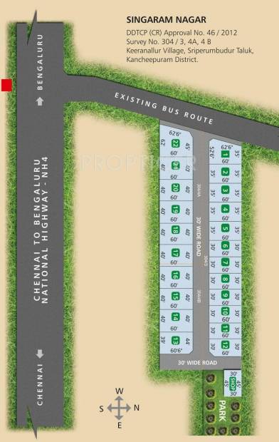 Images for Layout Plan of ABI Singaram Nagar