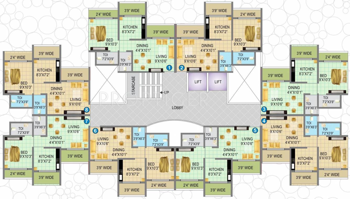 Images for Cluster Plan of Dipti SkyCity