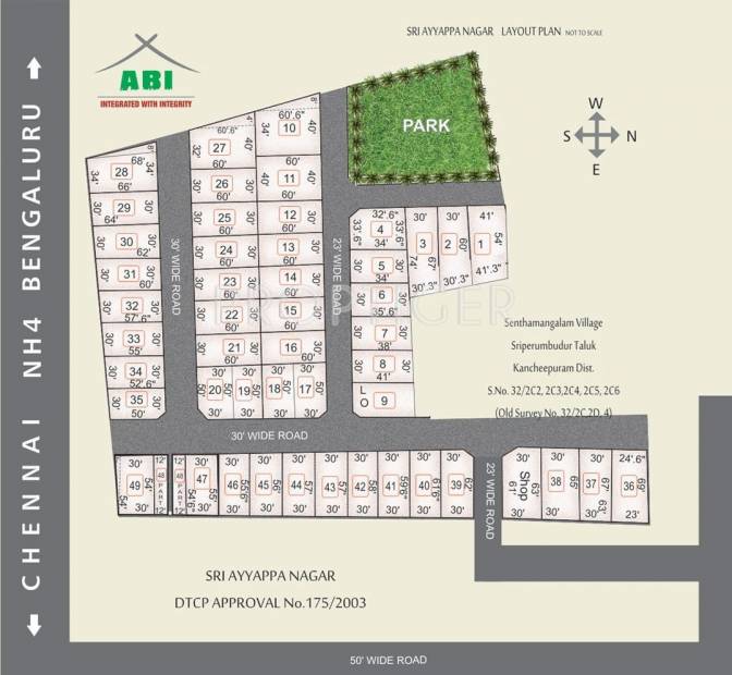 Images for Layout Plan of ABI Sri Ayyappa Nagar