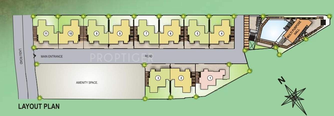  maple leaves Images for Layout Plan of Kolte Patil Maple Leaves