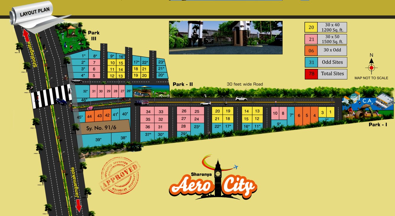 Images for Layout Plan of Sharanya Aero City