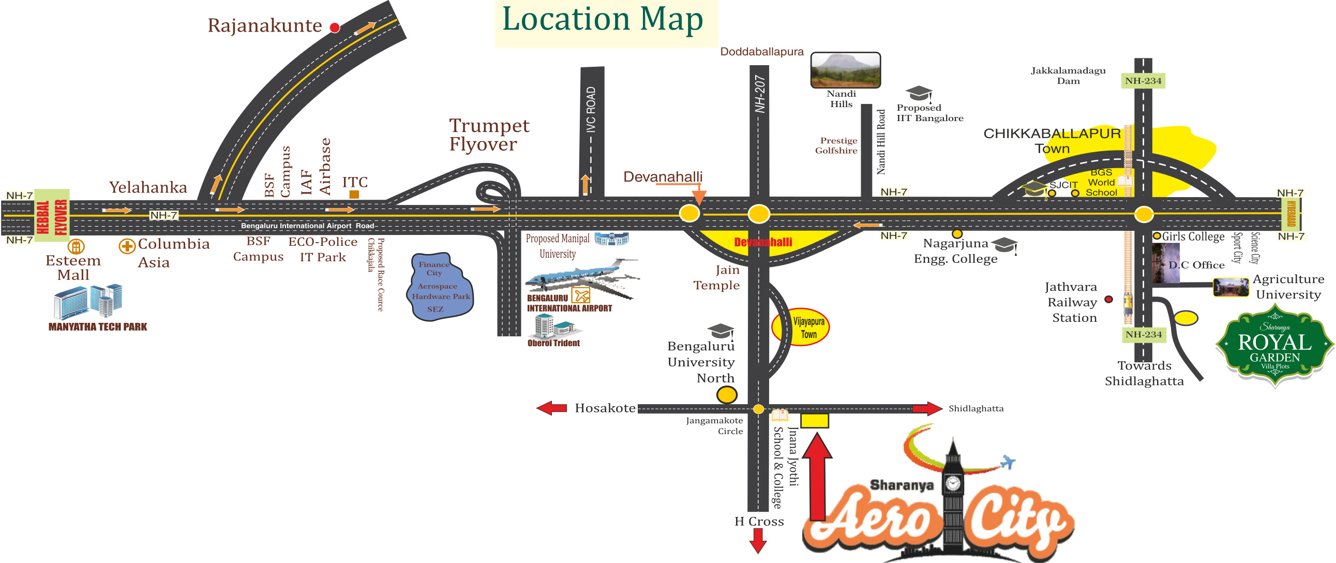 Images for Location Plan of Sharanya Aero City
