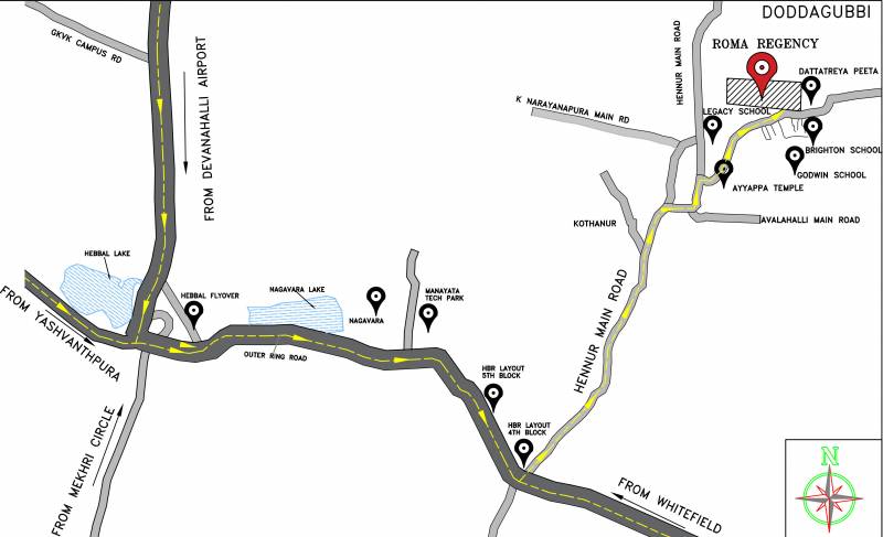 Images for Location Plan of Krishi Roma Regency