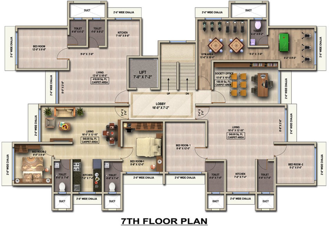 Images for Cluster Plan of Hirani Ruby CHS