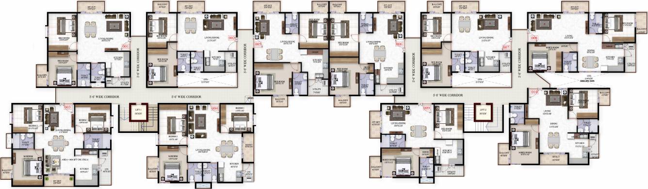 Images for Cluster Plan of Pranathi Serene Nest