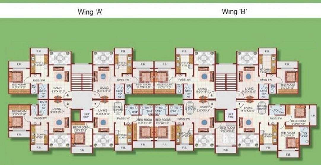 Images for Cluster Plan of Thanekar Bhagirathi Residency