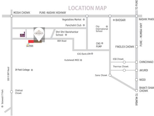  crimson Images for Location Plan of Shankeshwar Crimson