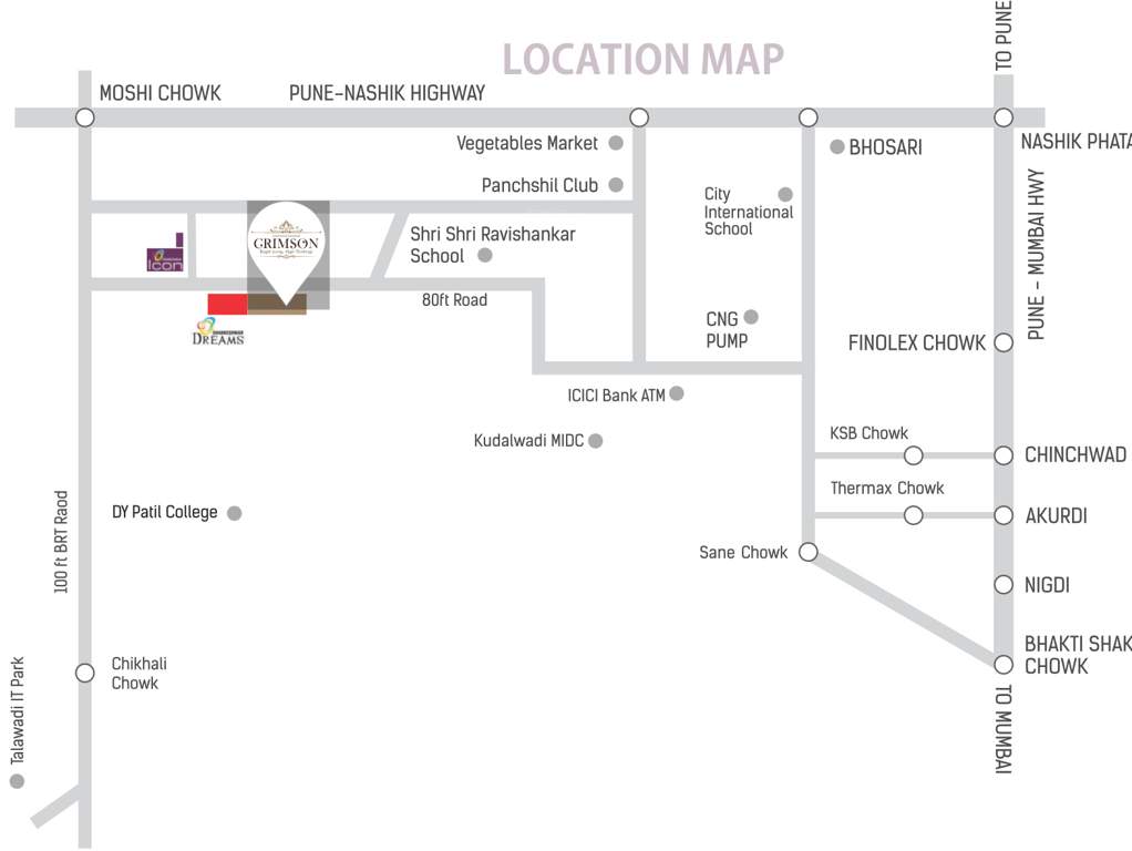 crimson Images for Location Plan of Shankeshwar Crimson