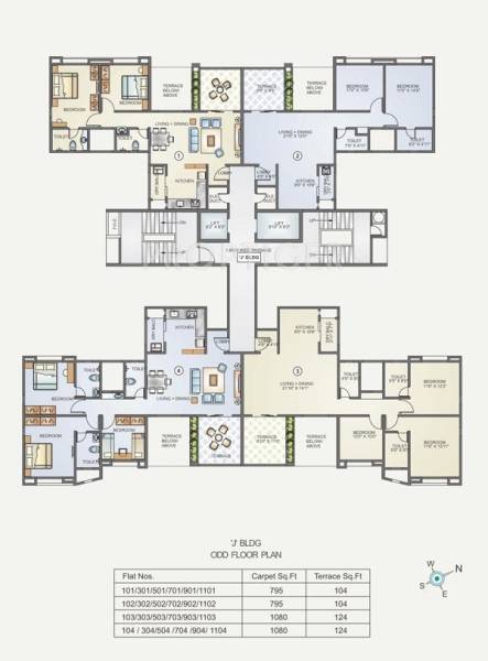 Images for Cluster Plan of Kunal Iconia