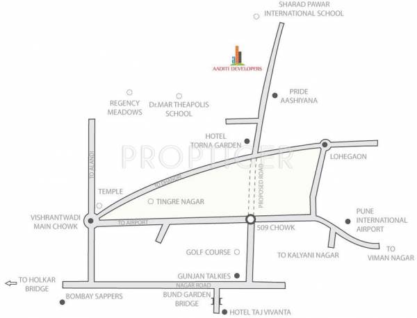 Images for Location Plan of Shriram Aditi Ambar