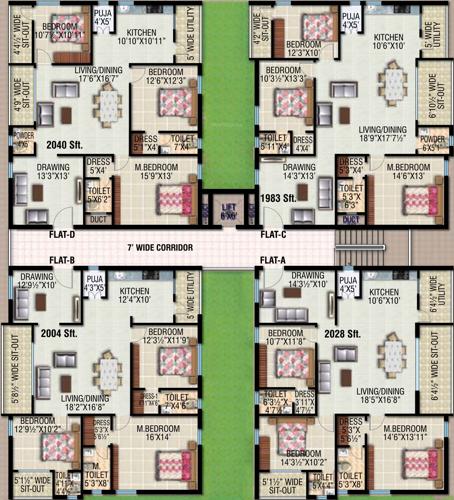 Images for Cluster Plan of Sahiti Suryadev Urban Ville