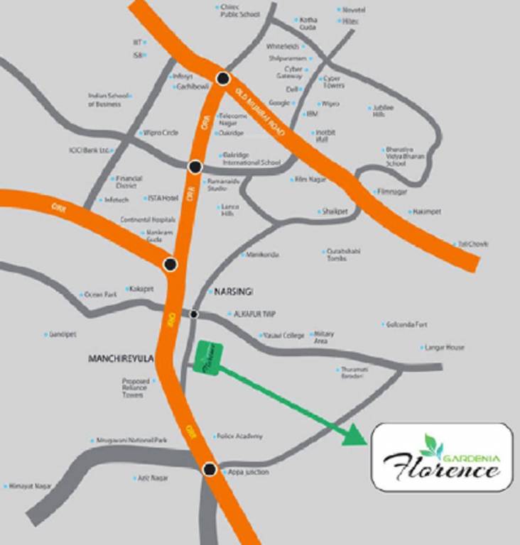 Images for Location Plan of Gardenia Gardenia Florence Villas