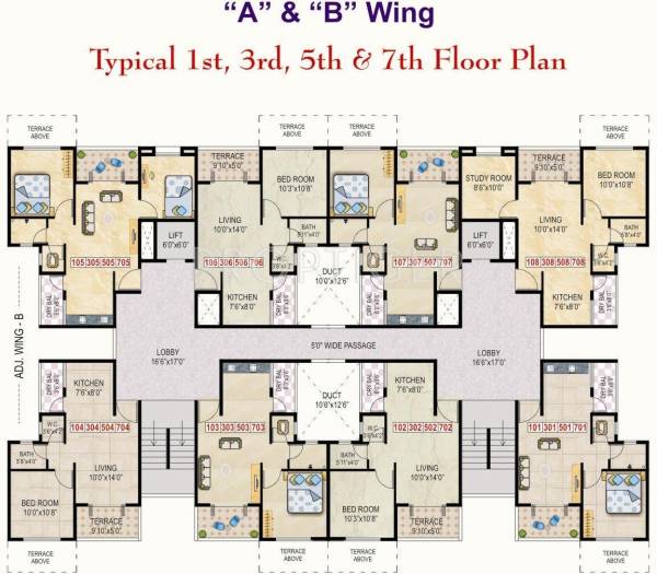 Images for Cluster Plan of Goyal Shree Ganesh Residency