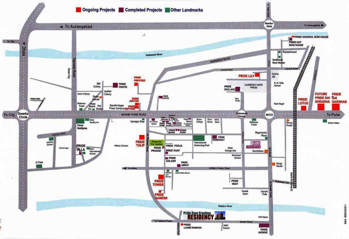 Images for Location Plan of Aditya Pride Ram Krushna Residency