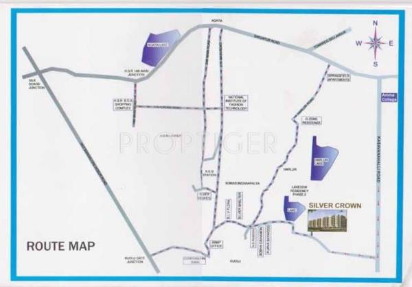 Images for Location Plan of Ahad Builders Silver Crown