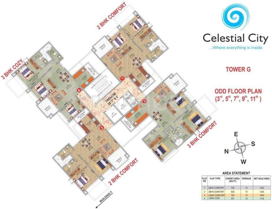  celestial city Images for Cluster Plan of Pharande Celestial City