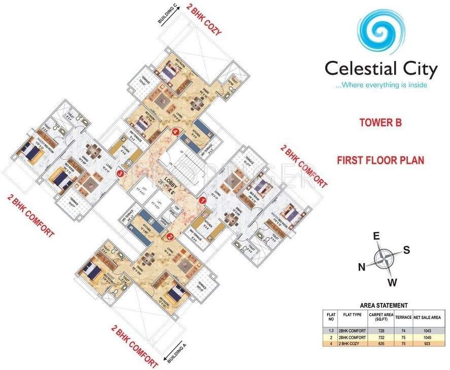  celestial city Images for Cluster Plan of Pharande Celestial City
