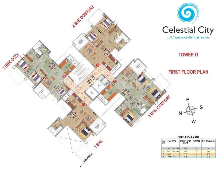  celestial city Images for Cluster Plan of Pharande Celestial City