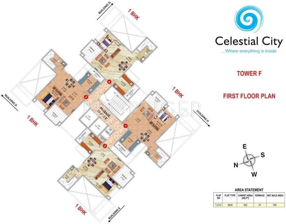  celestial city Images for Cluster Plan of Pharande Celestial City