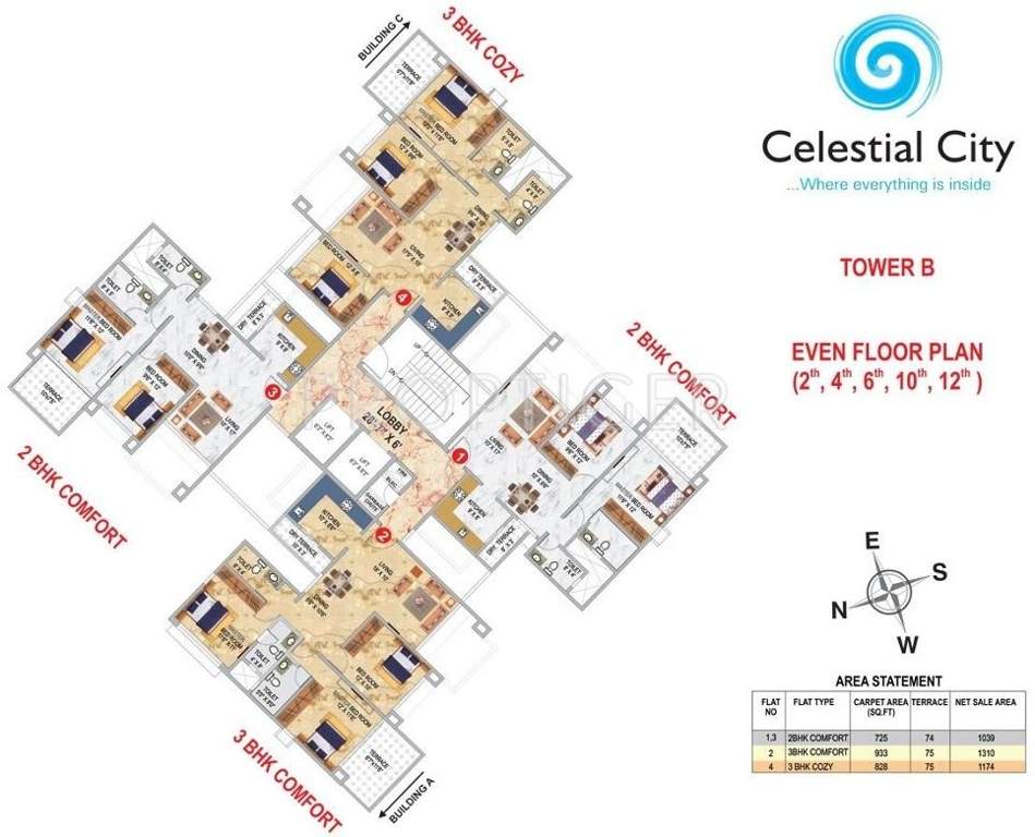  celestial city Images for Cluster Plan of Pharande Celestial City