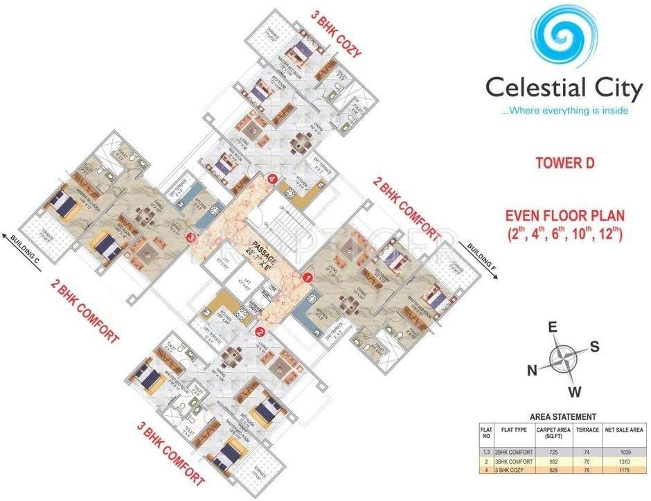  celestial city Images for Cluster Plan of Pharande Celestial City