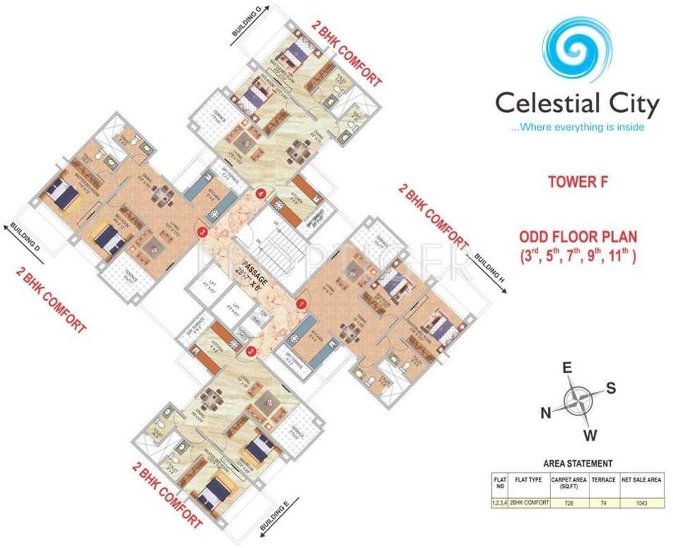  celestial city Images for Cluster Plan of Pharande Celestial City
