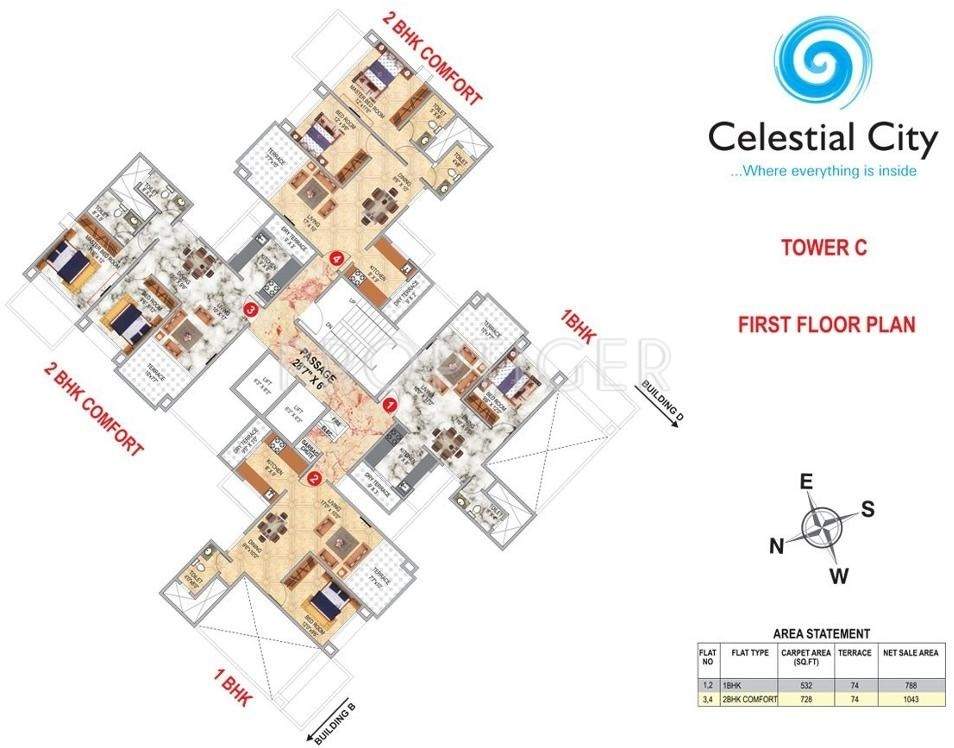  celestial city Images for Cluster Plan of Pharande Celestial City