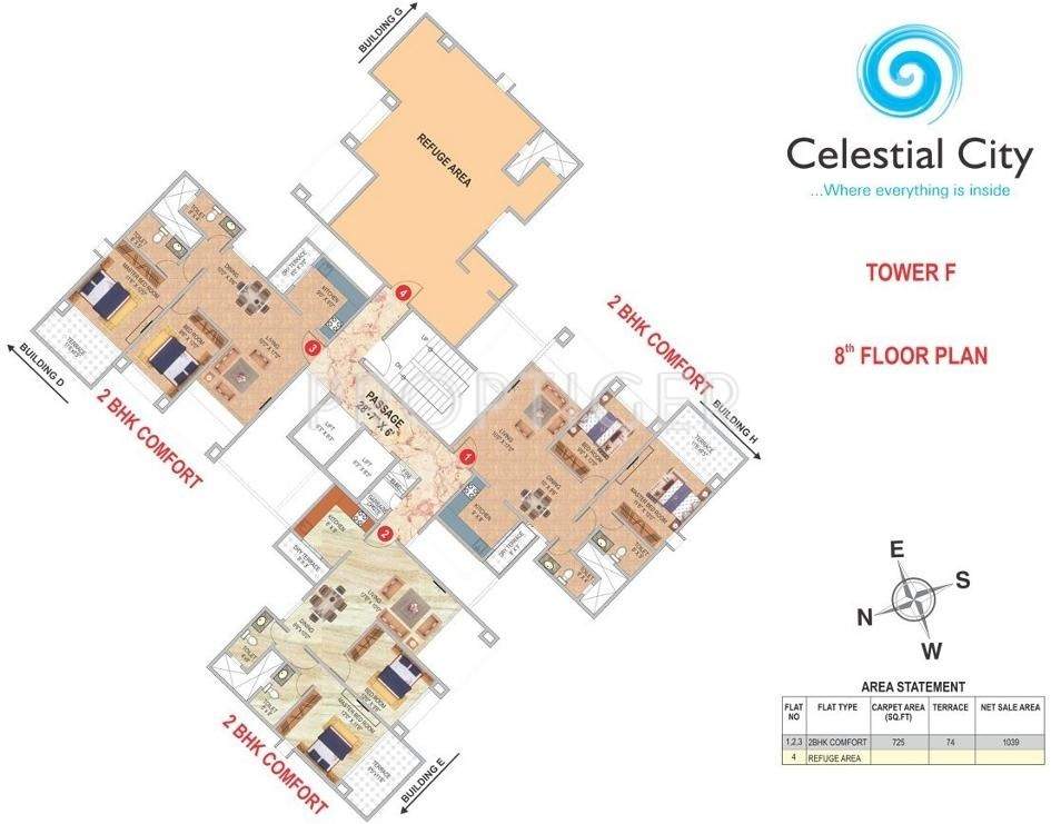  celestial city Images for Cluster Plan of Pharande Celestial City