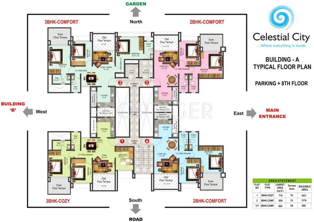  celestial city Images for Cluster Plan of Pharande Celestial City