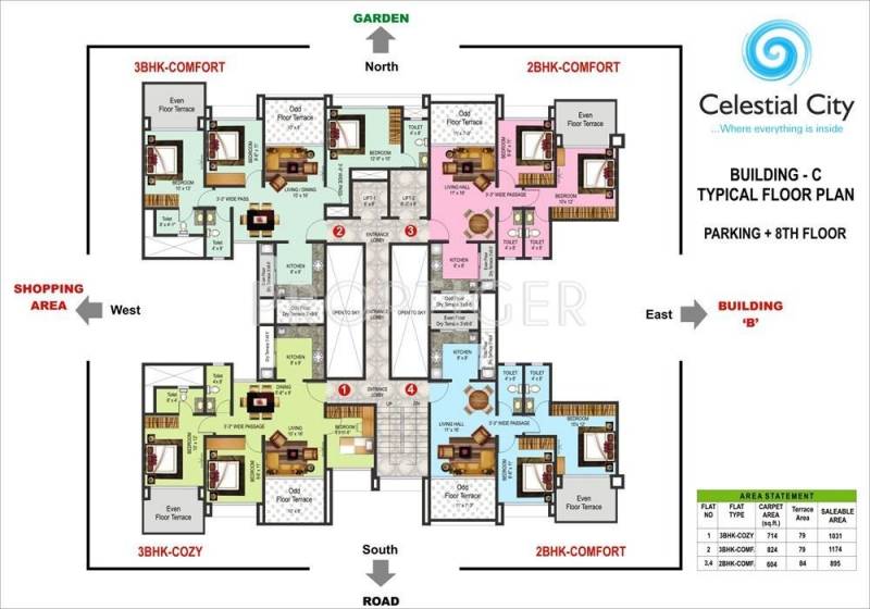  celestial-city Images for Cluster Plan of Pharande Celestial City