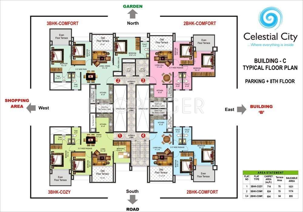  celestial city Images for Cluster Plan of Pharande Celestial City