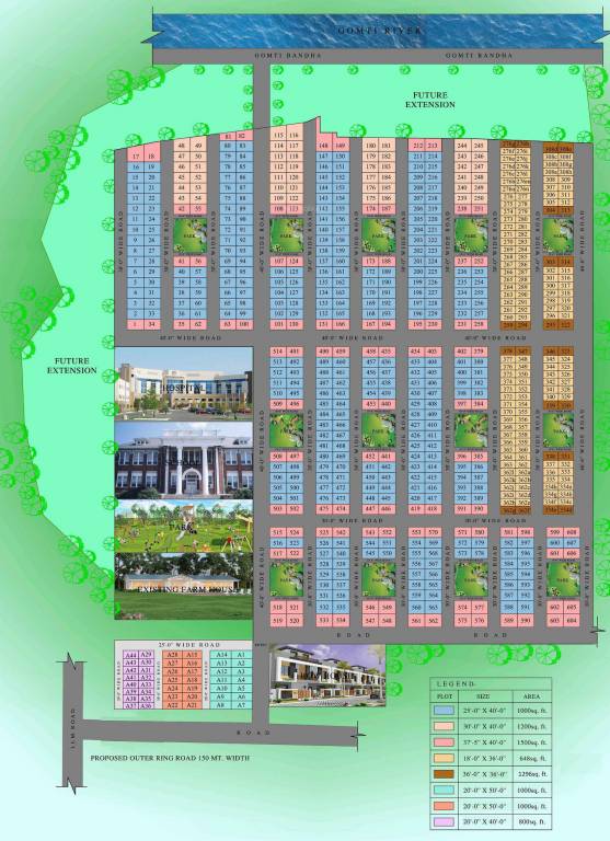Images for Layout Plan of Ropeway Aman Vihar
