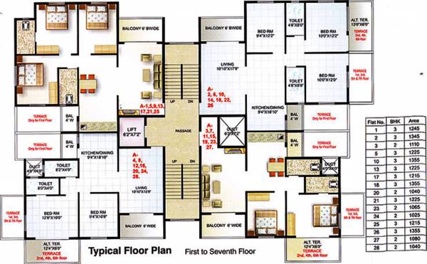 Images for Cluster Plan of Aditya Pride Tower Images for Cluster Plan of Aditya Pride Tower