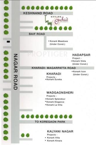  konark-orchid Images for Location Plan of Karia Konark Orchid