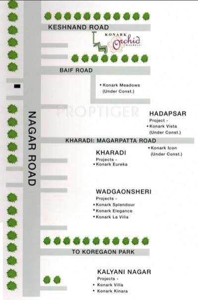  konark orchid Images for Location Plan of Karia Konark Orchid