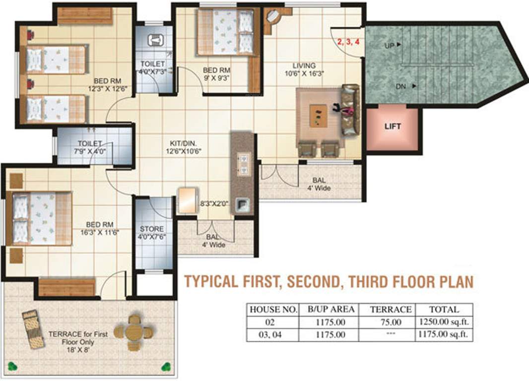 Images for Cluster Plan of Aditya Developers Pride Villa