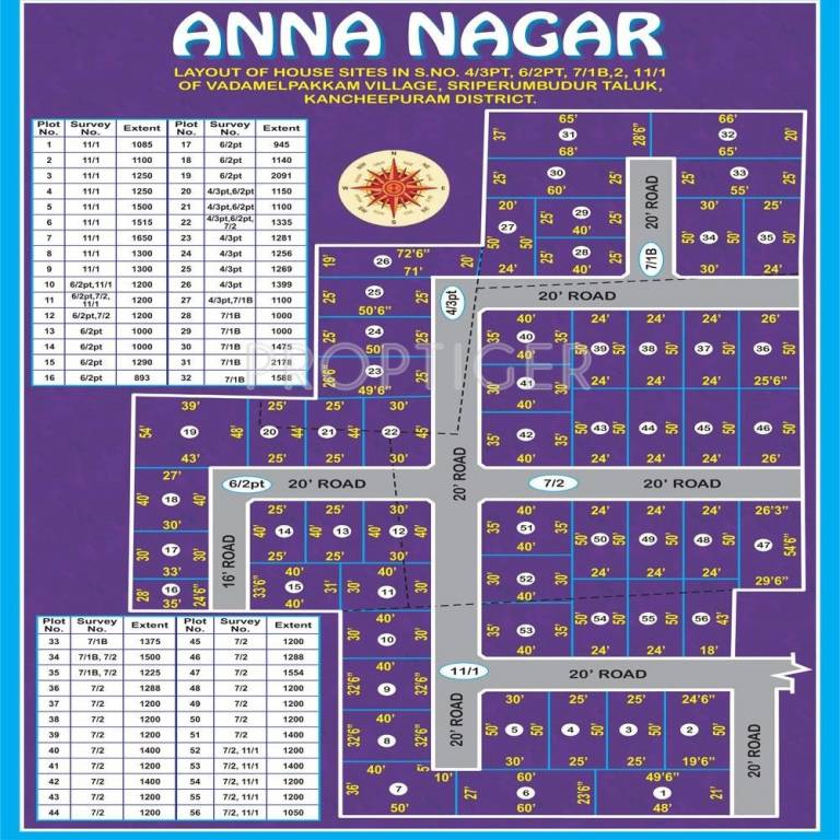 Images for Layout Plan of Vamanan Estates Anna Nagar