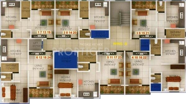 Images for Cluster Plan of Devang Sakshi Heights