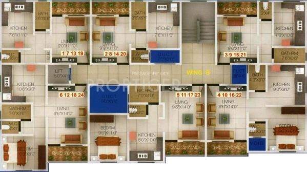 Images for Cluster Plan of Devang Sakshi Heights