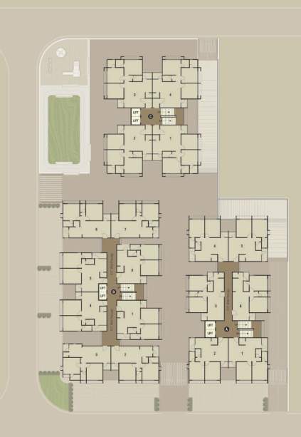  residency Tower 1 Cluster Plan