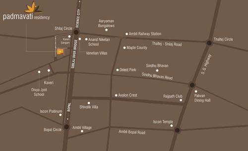 Images for Location Plan of Padmavati Padmavati Residency